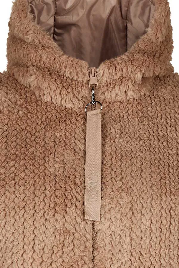 Rabe & LecomteBROWN FAUX-FUR TEDDY JACKET