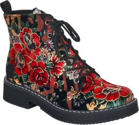 Rieker Floral Military Boot