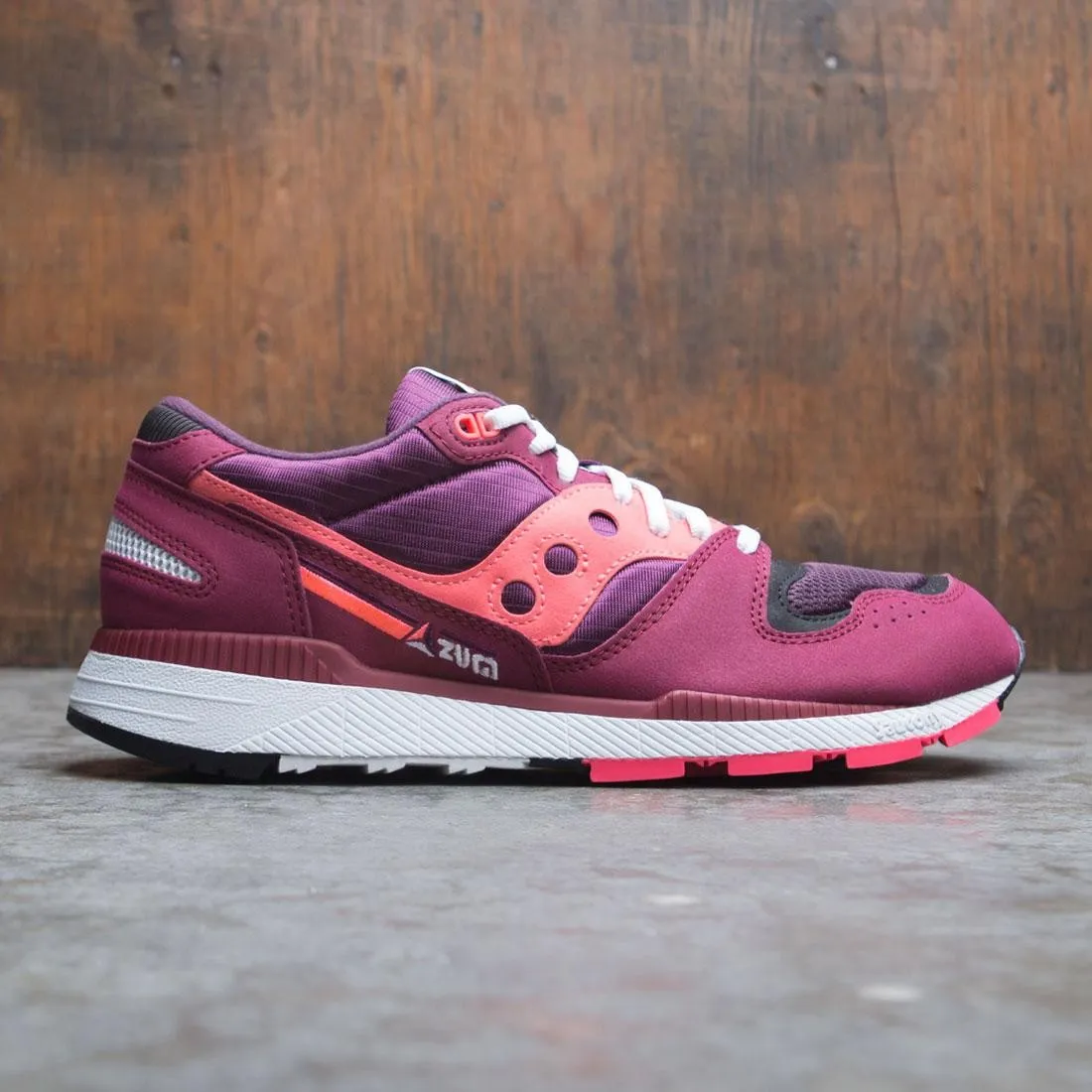 Saucony Men Azura (maroon / pink)