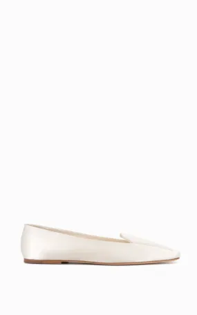 Sheath Slipper | Ivory Satin