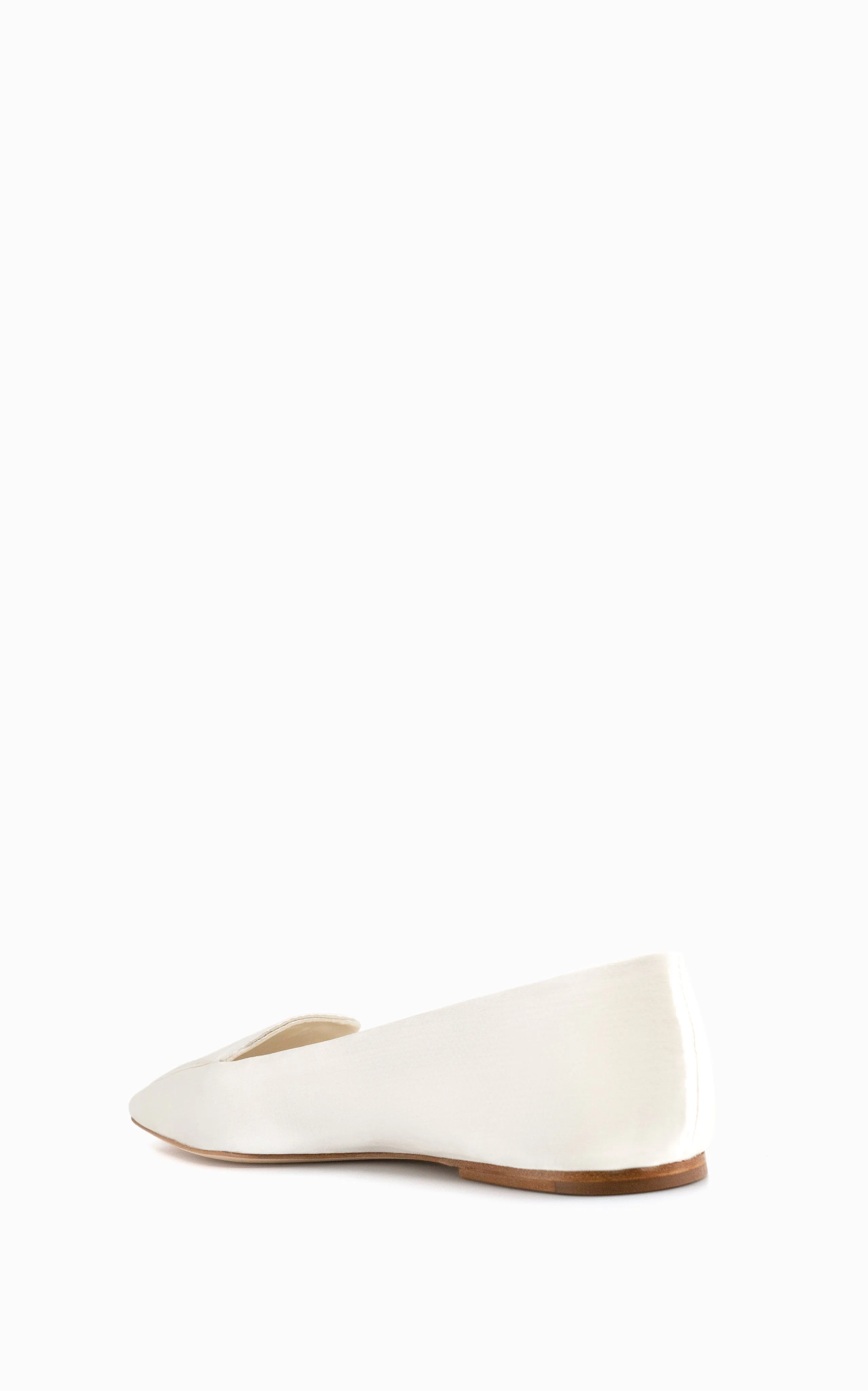 Sheath Slipper | Ivory Satin