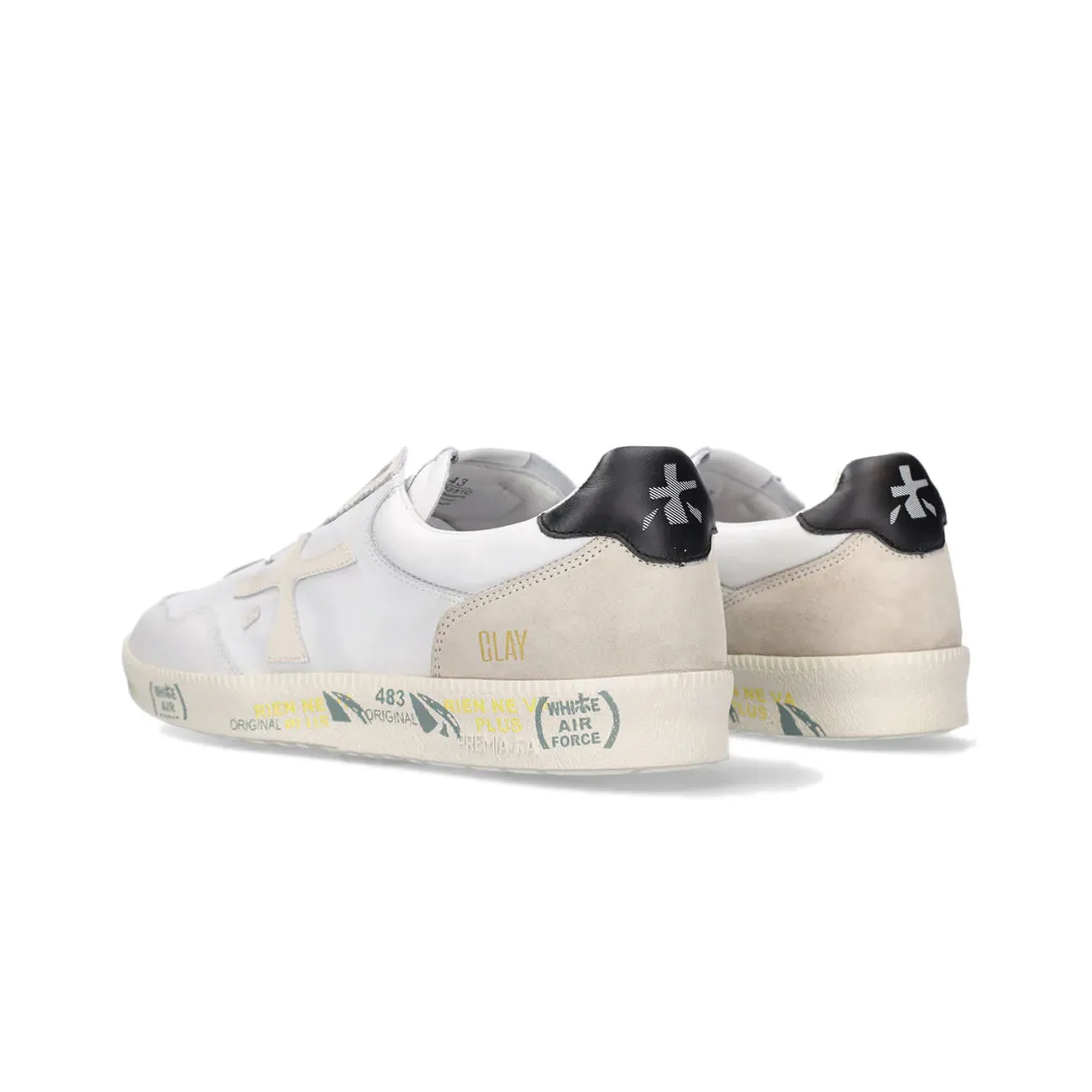 SNEAKERS CLAY Uomo White Black