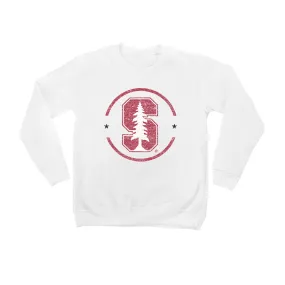 Stanford Cardinal Youth White End Zone Pullover Sweatshirt