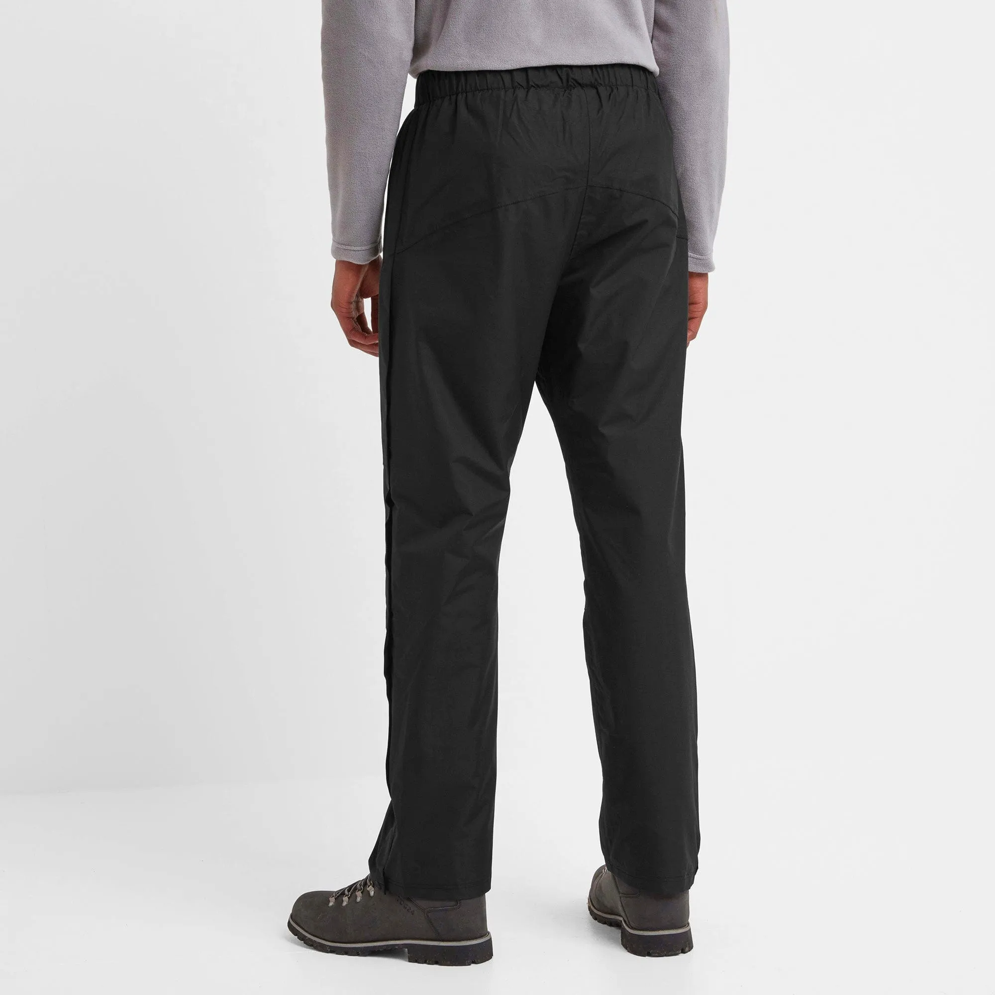 Steward Mens Waterproof Trousers Short - Black