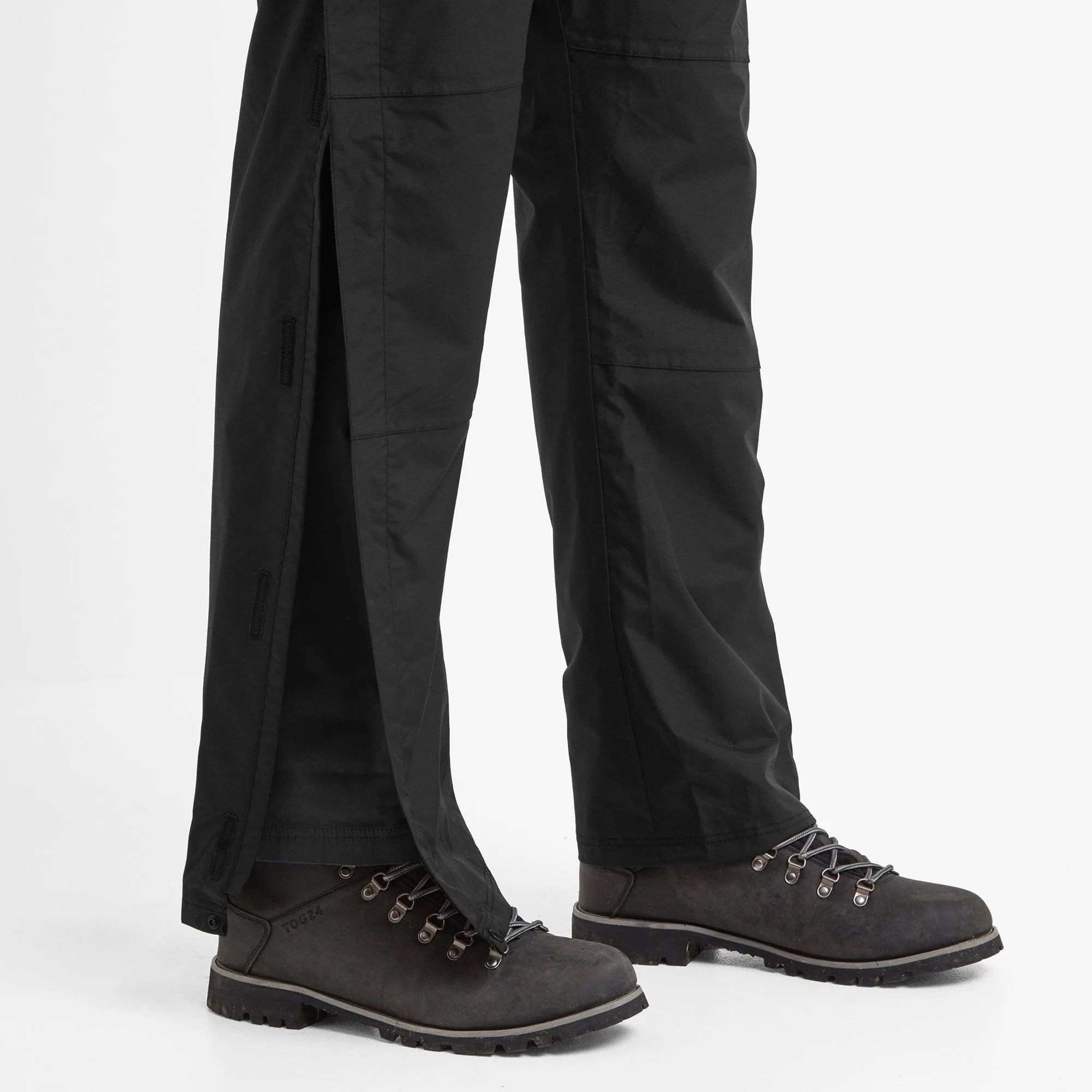 Steward Mens Waterproof Trousers Short - Black