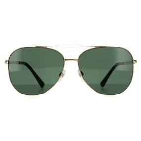 Sunglasses | Aviator Gold Green Sunglasses | Valentino