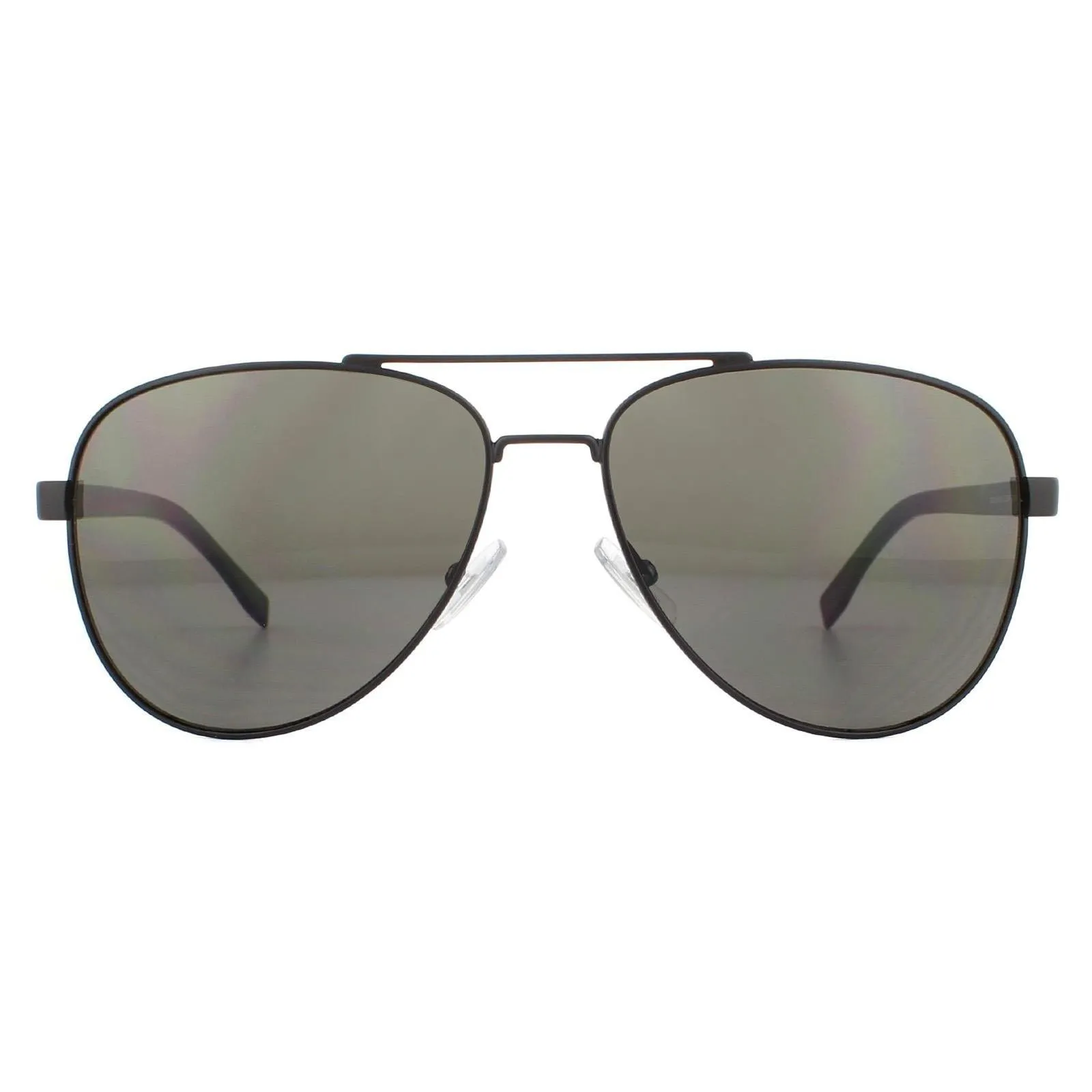 Sunglasses | Aviator Matte Black Grey Sunglasses | Hugo Boss