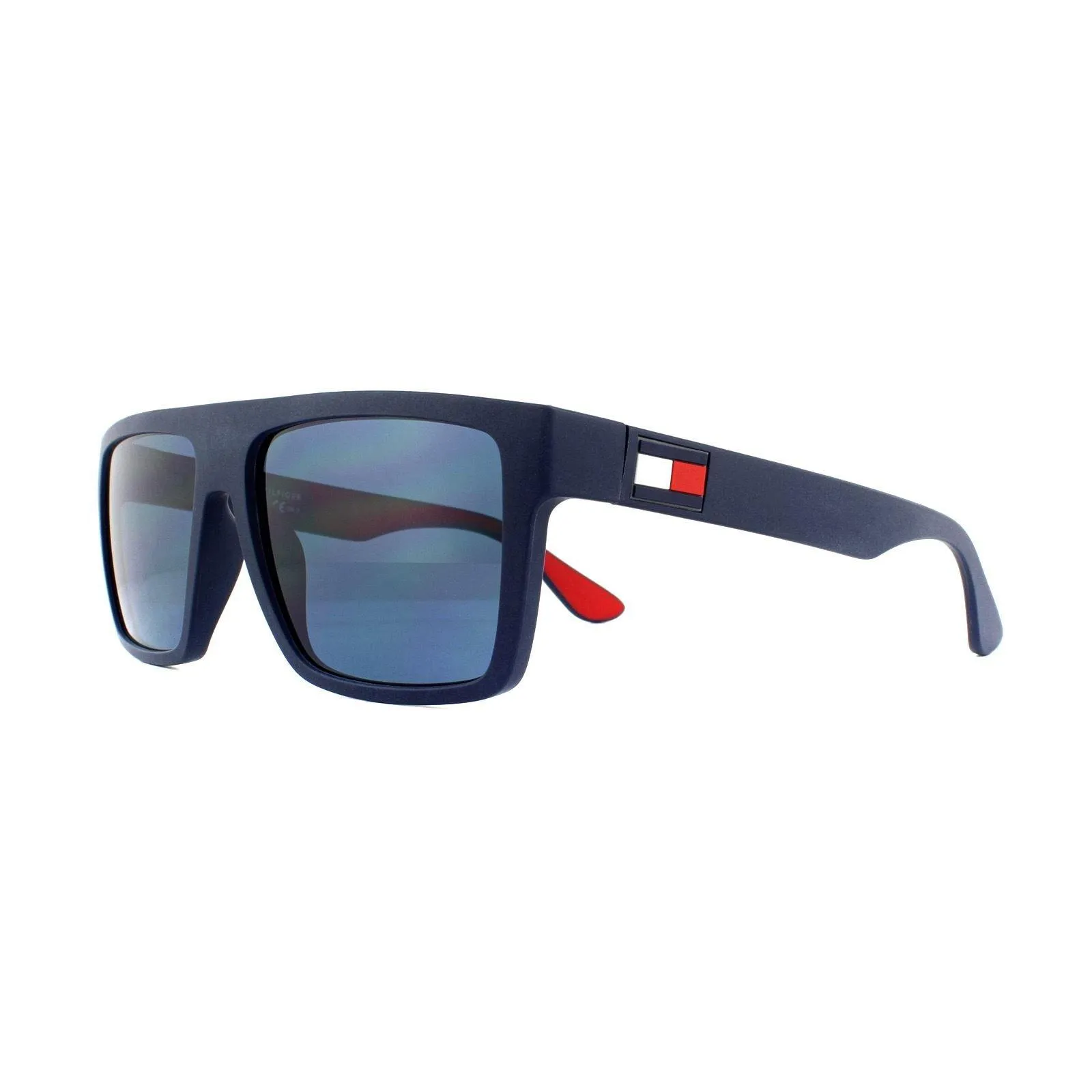 Sunglasses | Rectangle Matt Blue Blue Sunglasses | Tommy Hilfiger