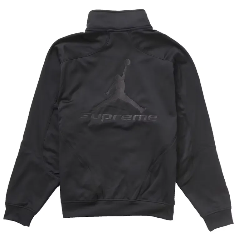 Supreme Jordan Tricot Track Jacket Black