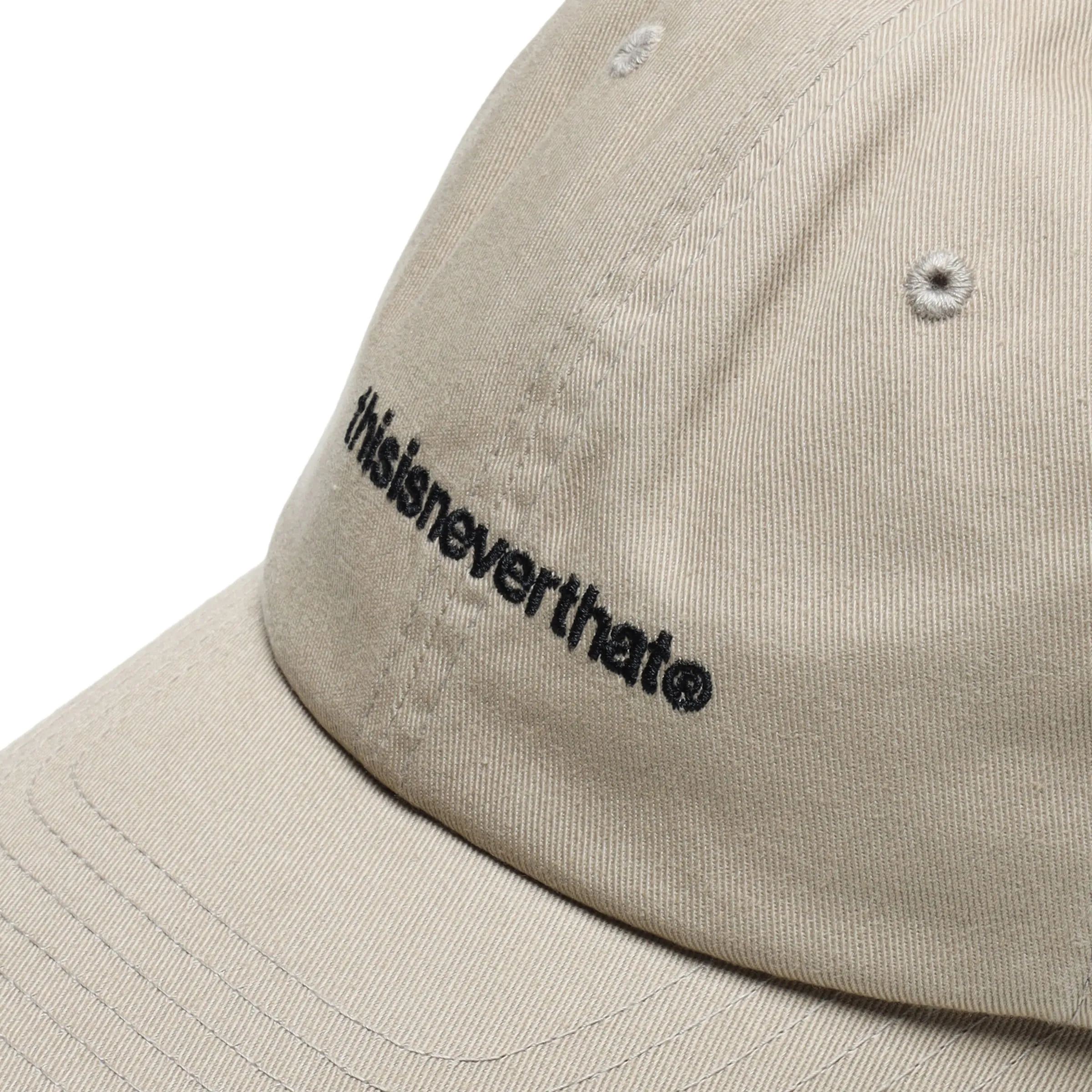 T LOGO CAP BEIGE