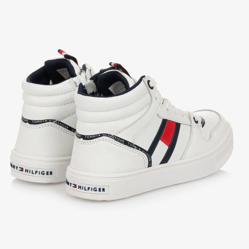 Teen Boys White Trainers