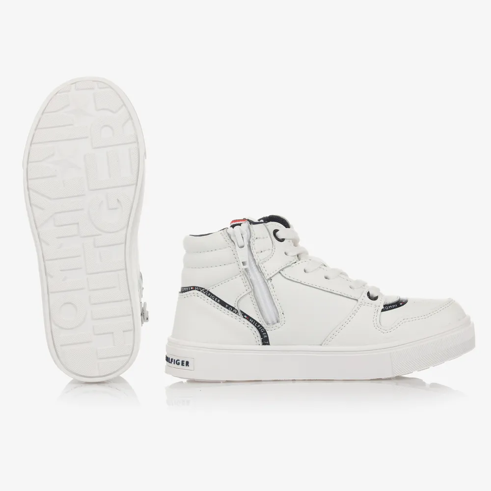 Teen Boys White Trainers