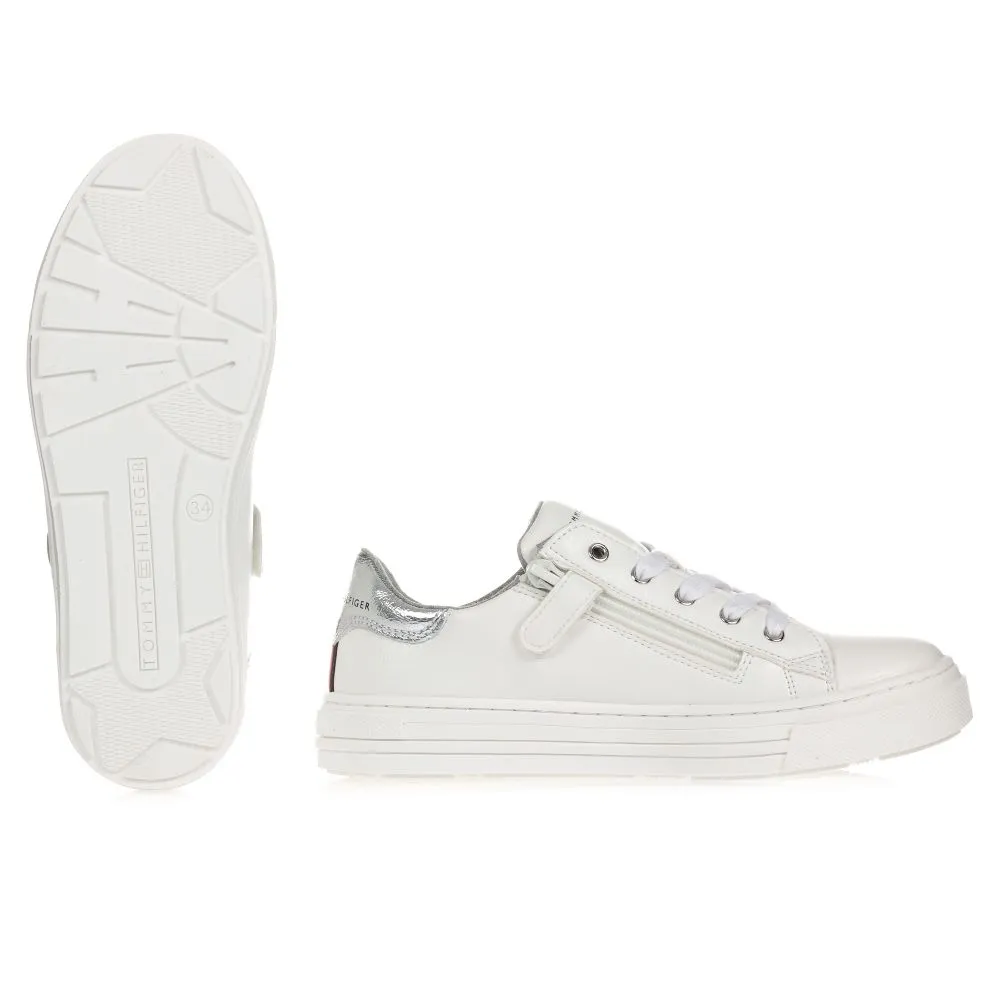 Teen Star Logo White Trainers