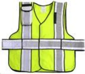 V12-P Premium High Contrast Vest 5-Point Break-Away Vest with 4 Striping