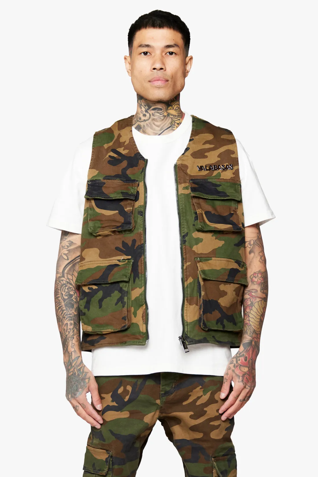 VALABASAS BATTALION FOILAGE GREEN VEST