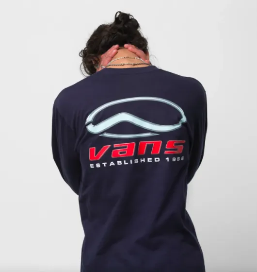 Vans Chromatic Long Sleeve T-Shirt - Navy