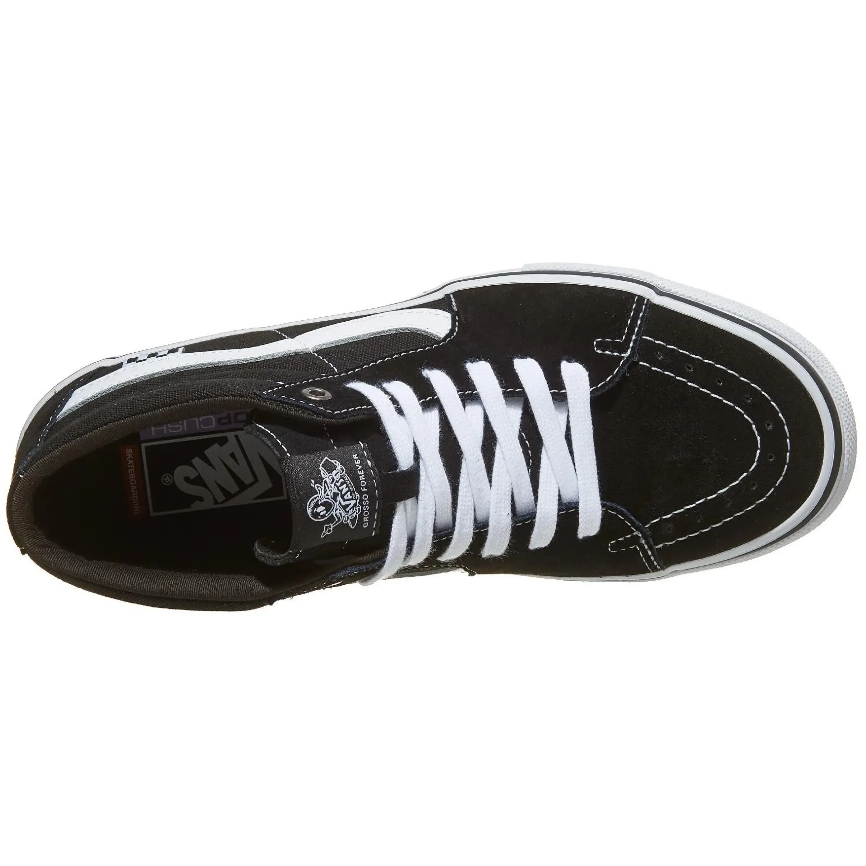 Vans Skate Grosso Mid (Black/White)