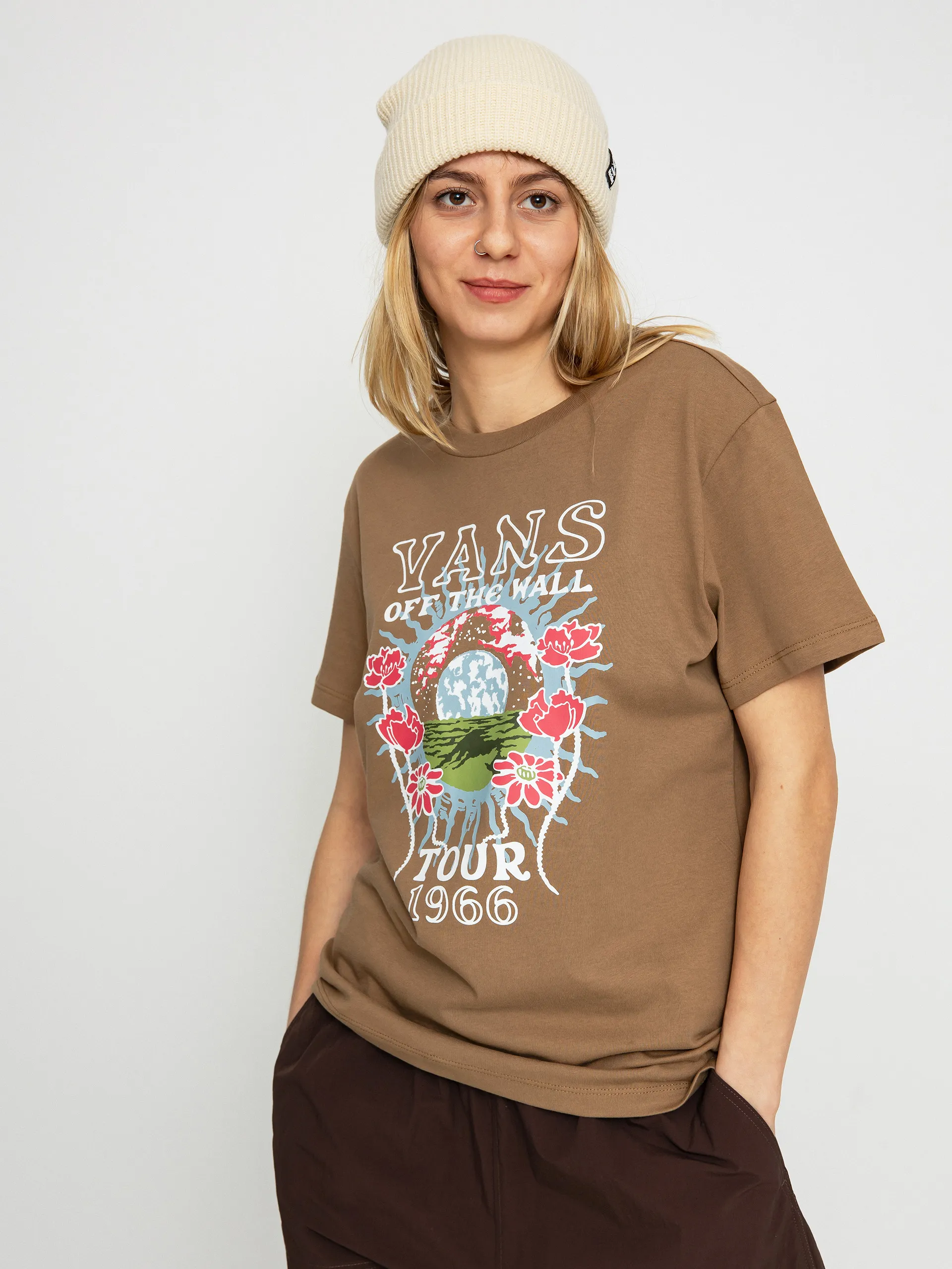 Vans Yesterdays Bff T-shirt Wmn (otter)