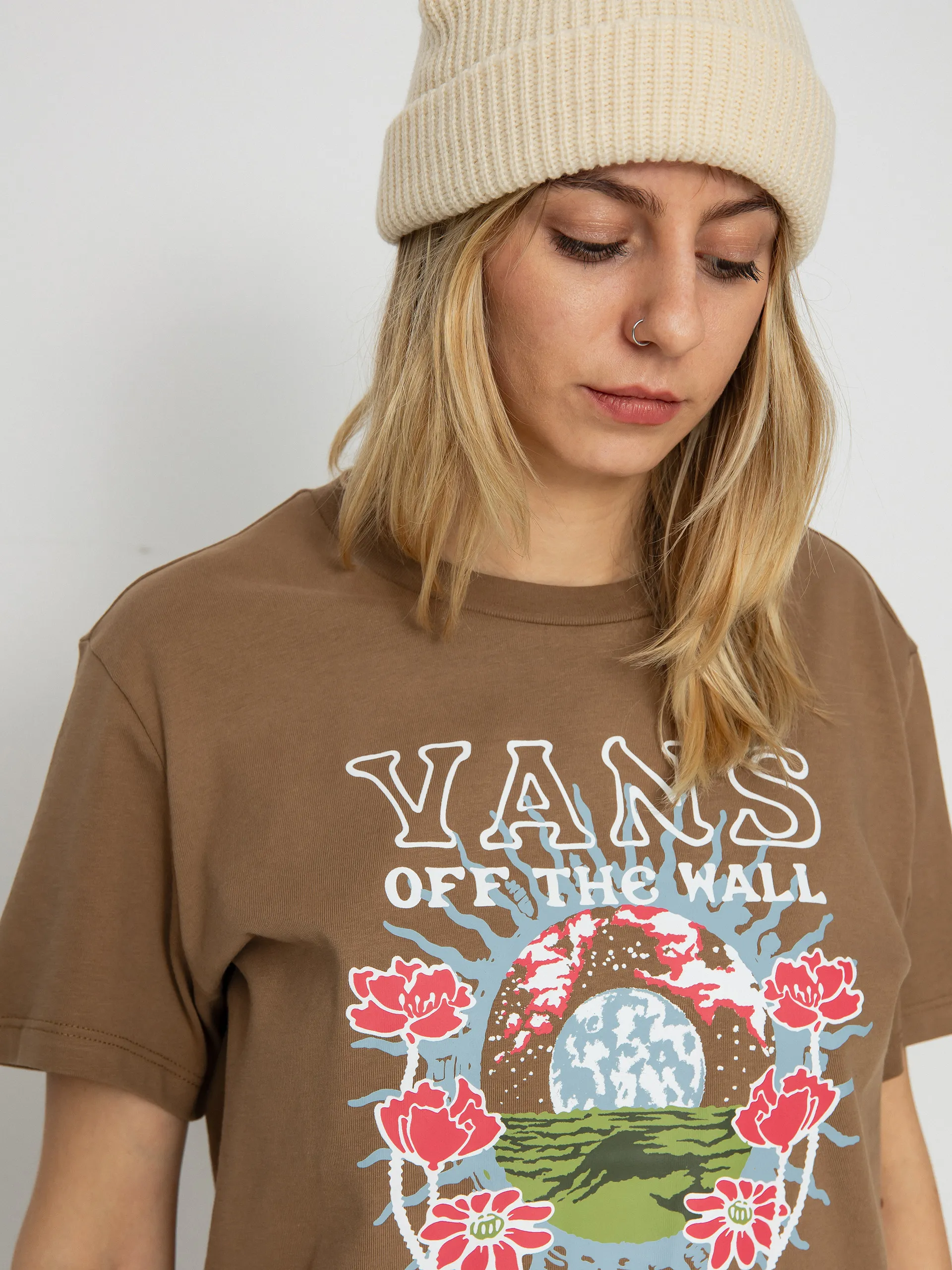 Vans Yesterdays Bff T-shirt Wmn (otter)