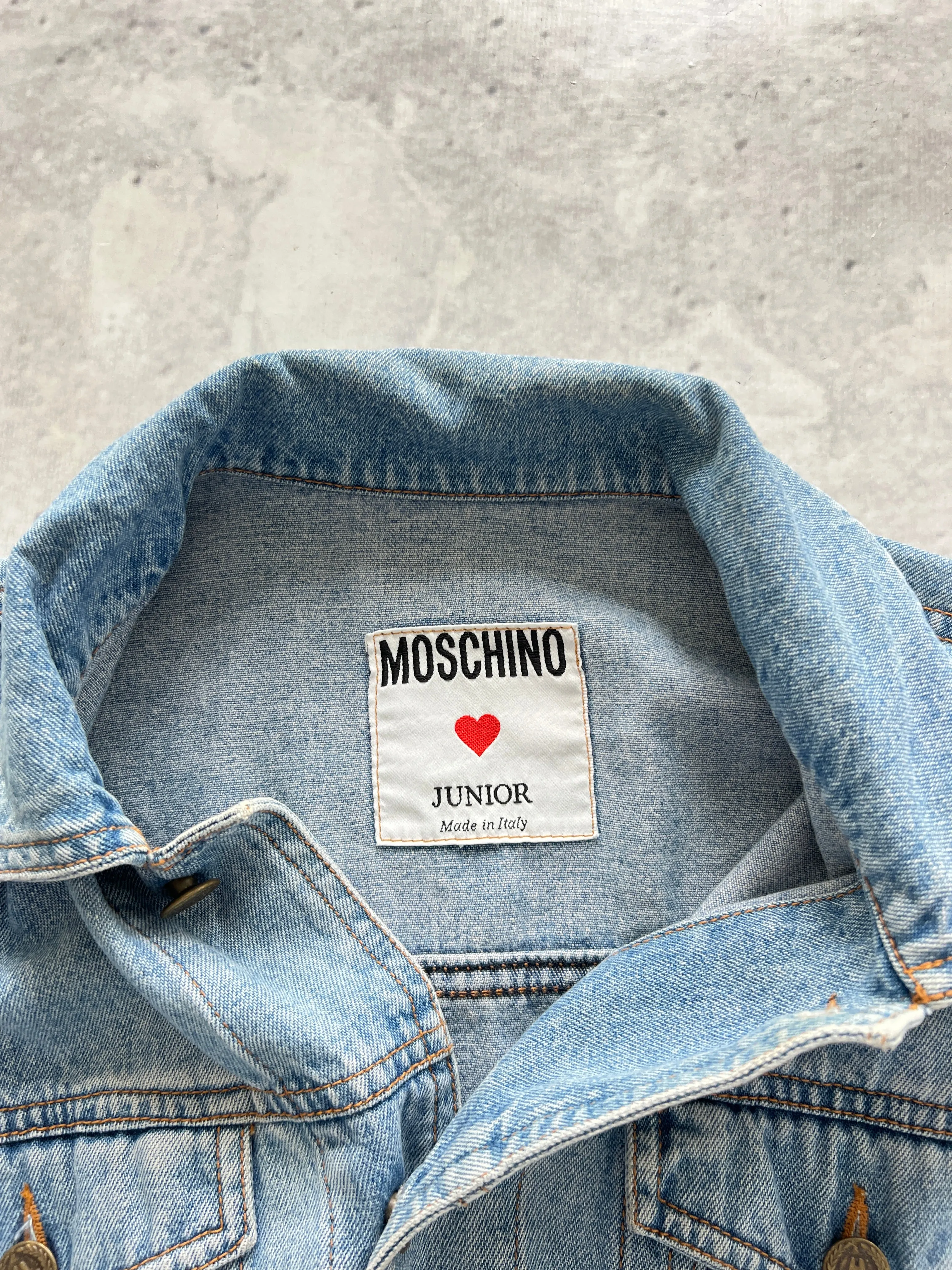 Vintage Moschino Denim Jacket (Women's S)