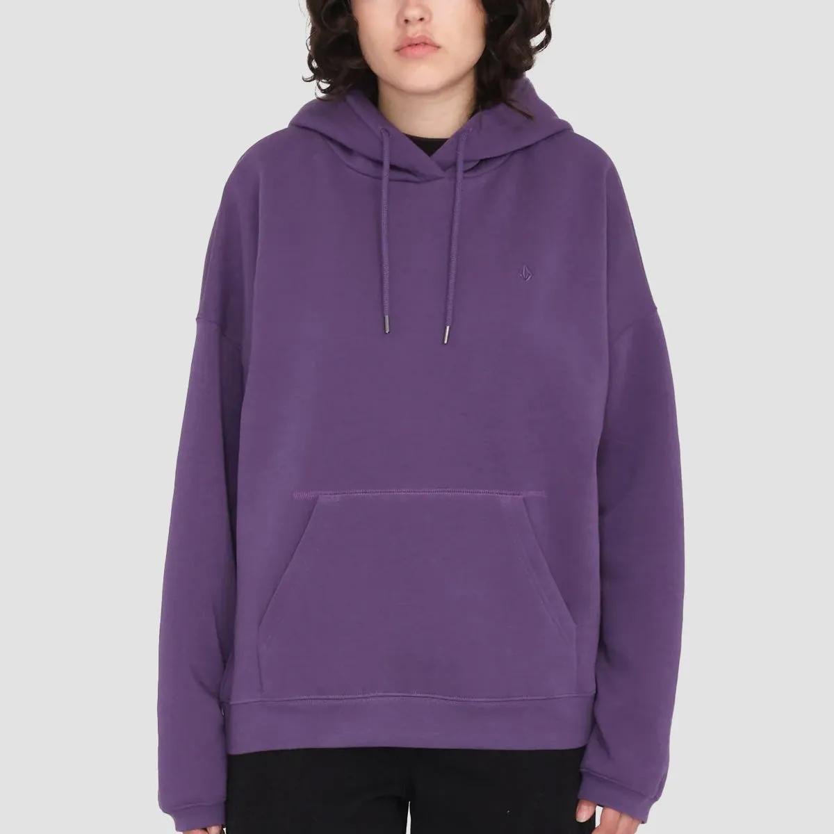 Volcom Stone Heart Up Pullover Hoodie Deep Purple - Womens