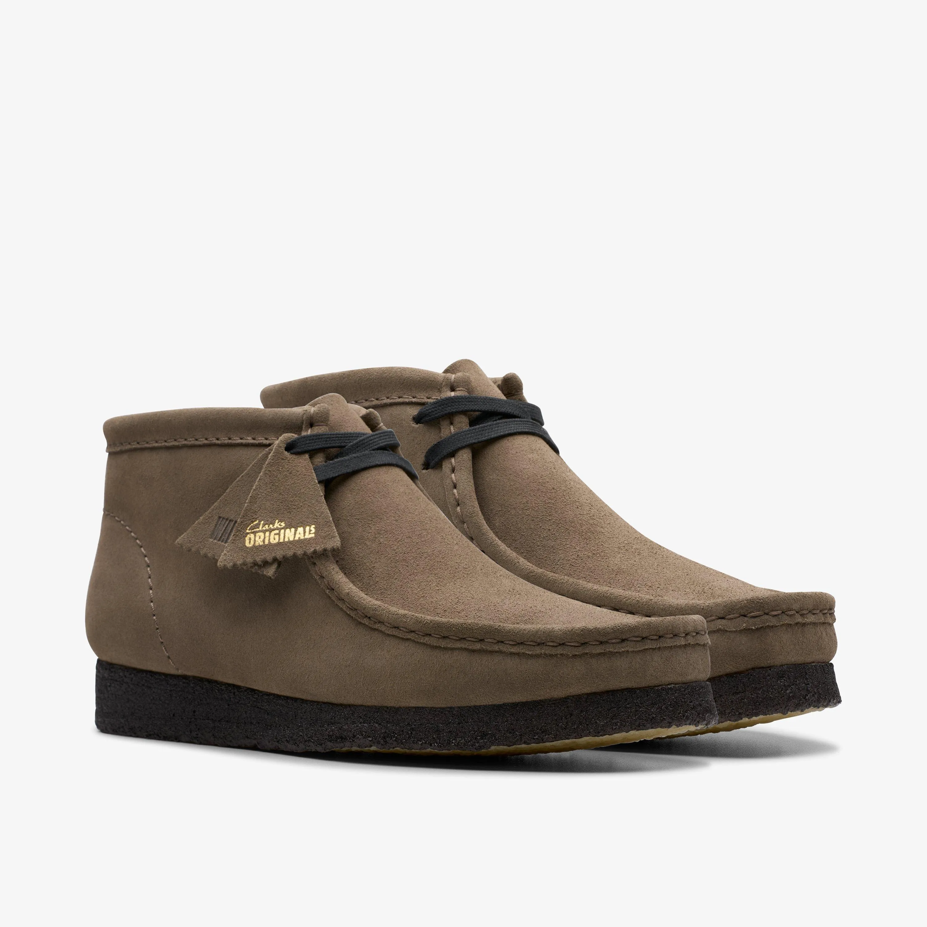 Wallabee Boot Dark Grey Suede