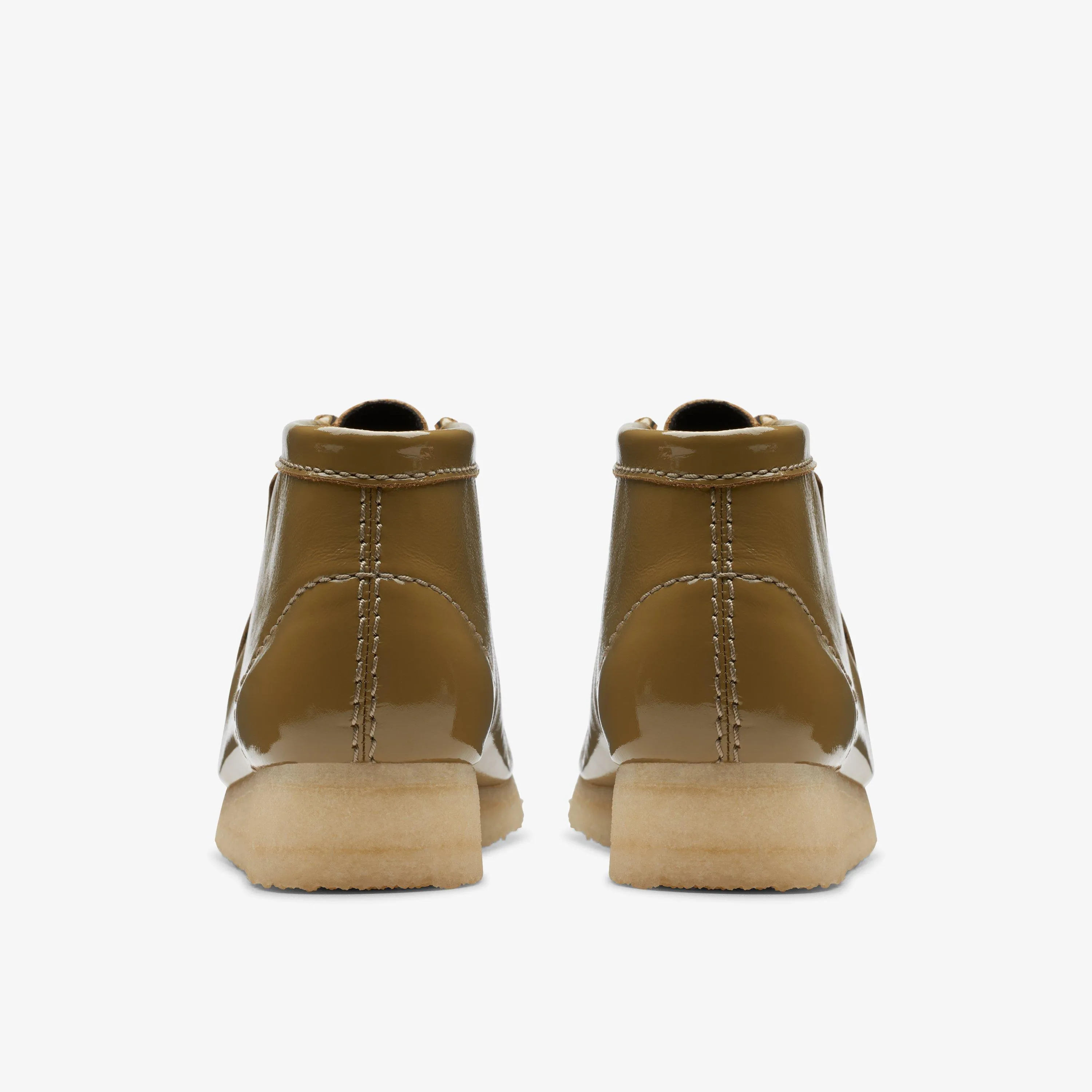 Wallabee Boot Dark Olive Patent