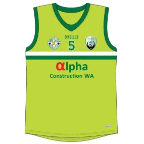 Western Shamrocks GAA Vest (Lime)