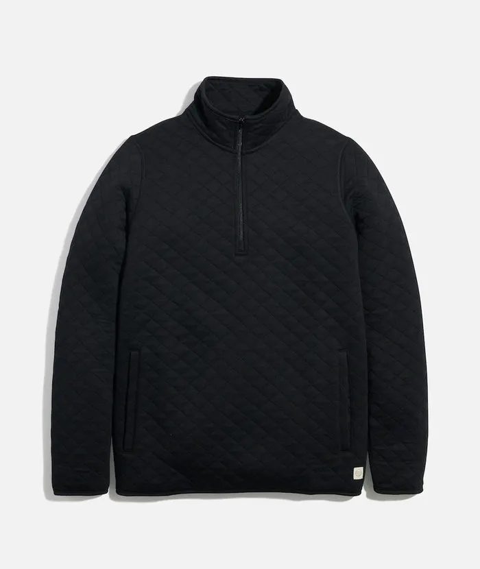 Women's Corbet Quarter Zip Pullover in Black